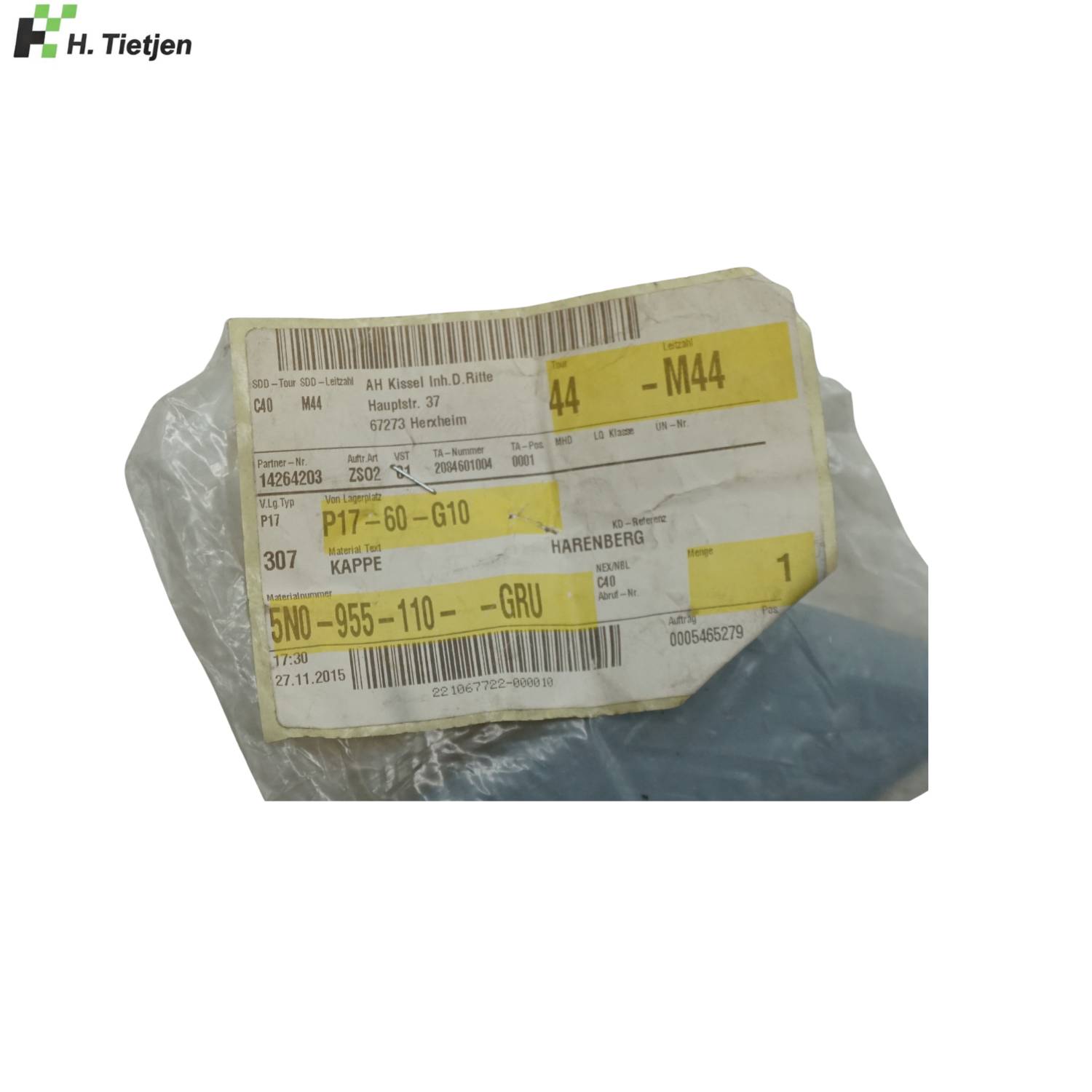 Abdeckkappe grundiert - 5N0 955 110 GRU