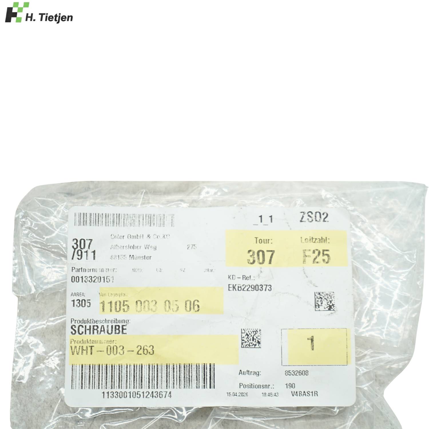 Zylinderschraube - WHT 003 263