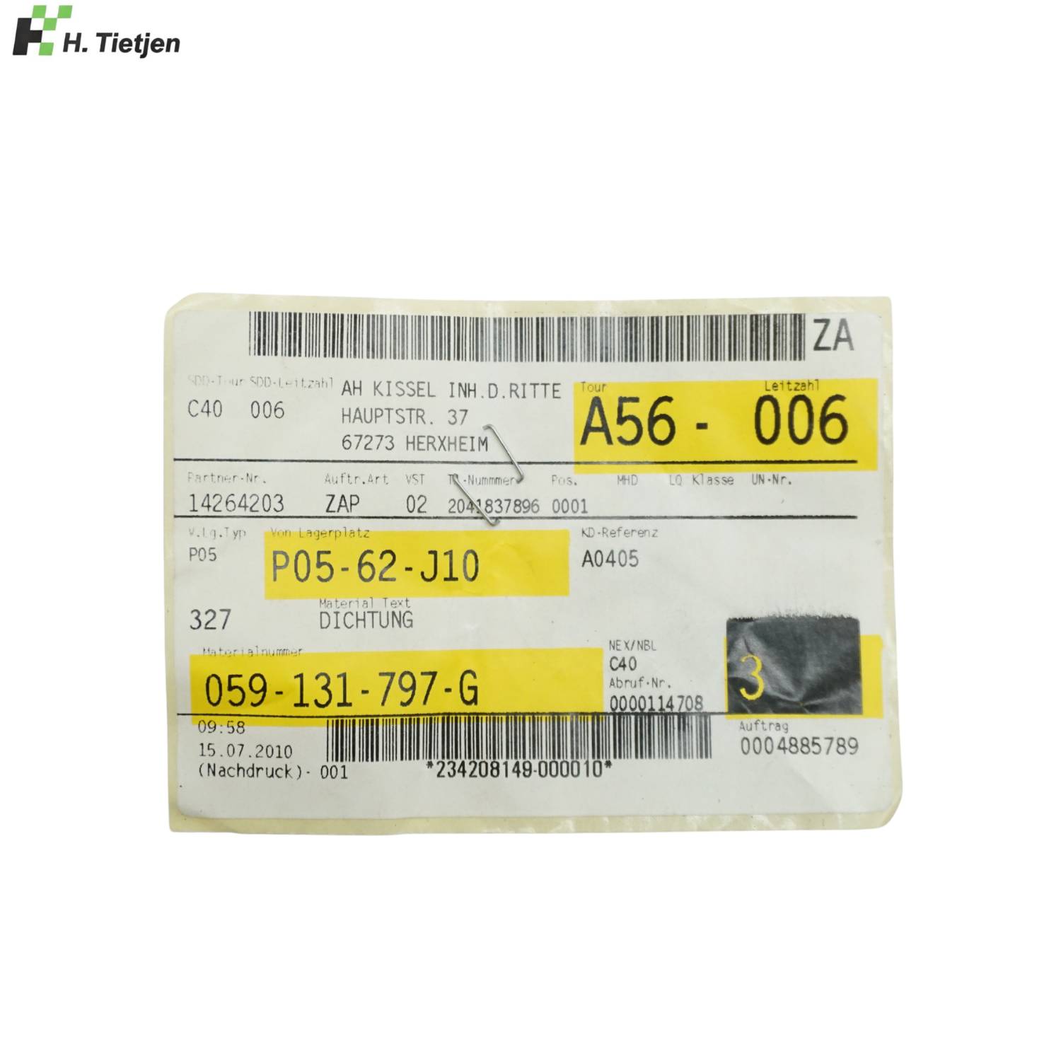 Dichtung - 059 131 797 G