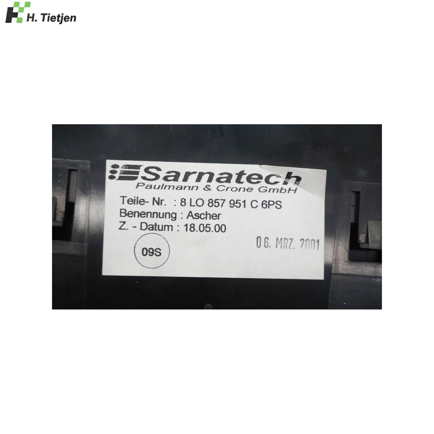 Aschenbecher soul(schwarz) - 8L0 857 951 C 6PS