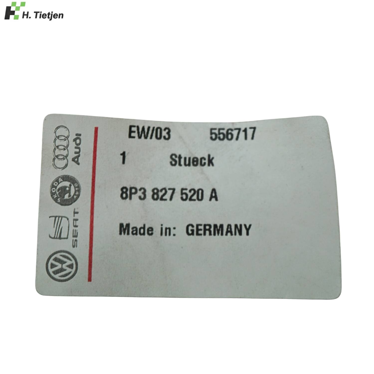 Abdeckkappe für Klappen-schloss - 8P3 827 520 A