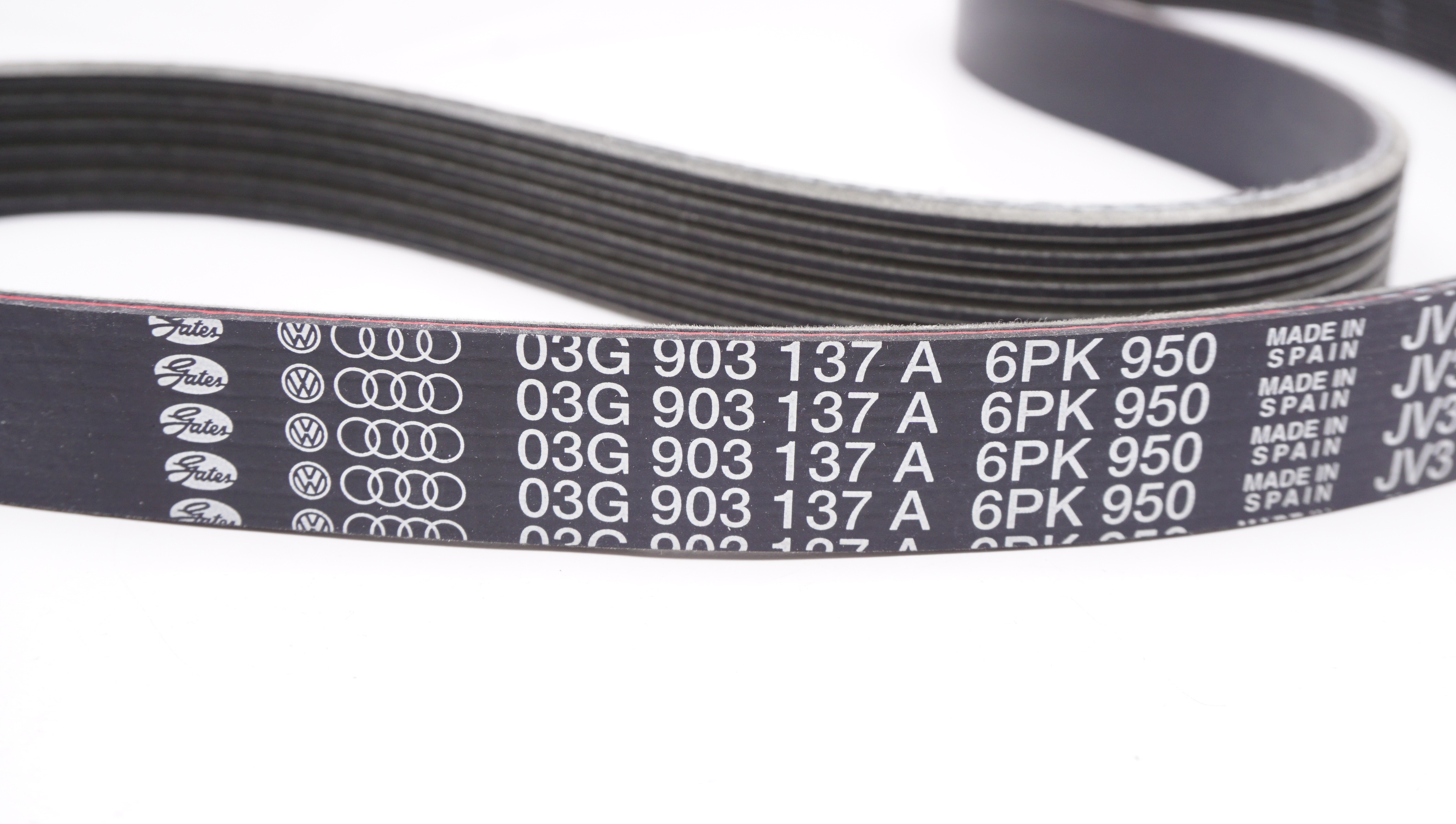03G 903 137 A Keilrippenriemen für Fahrzeuge ohne Klimaanlage