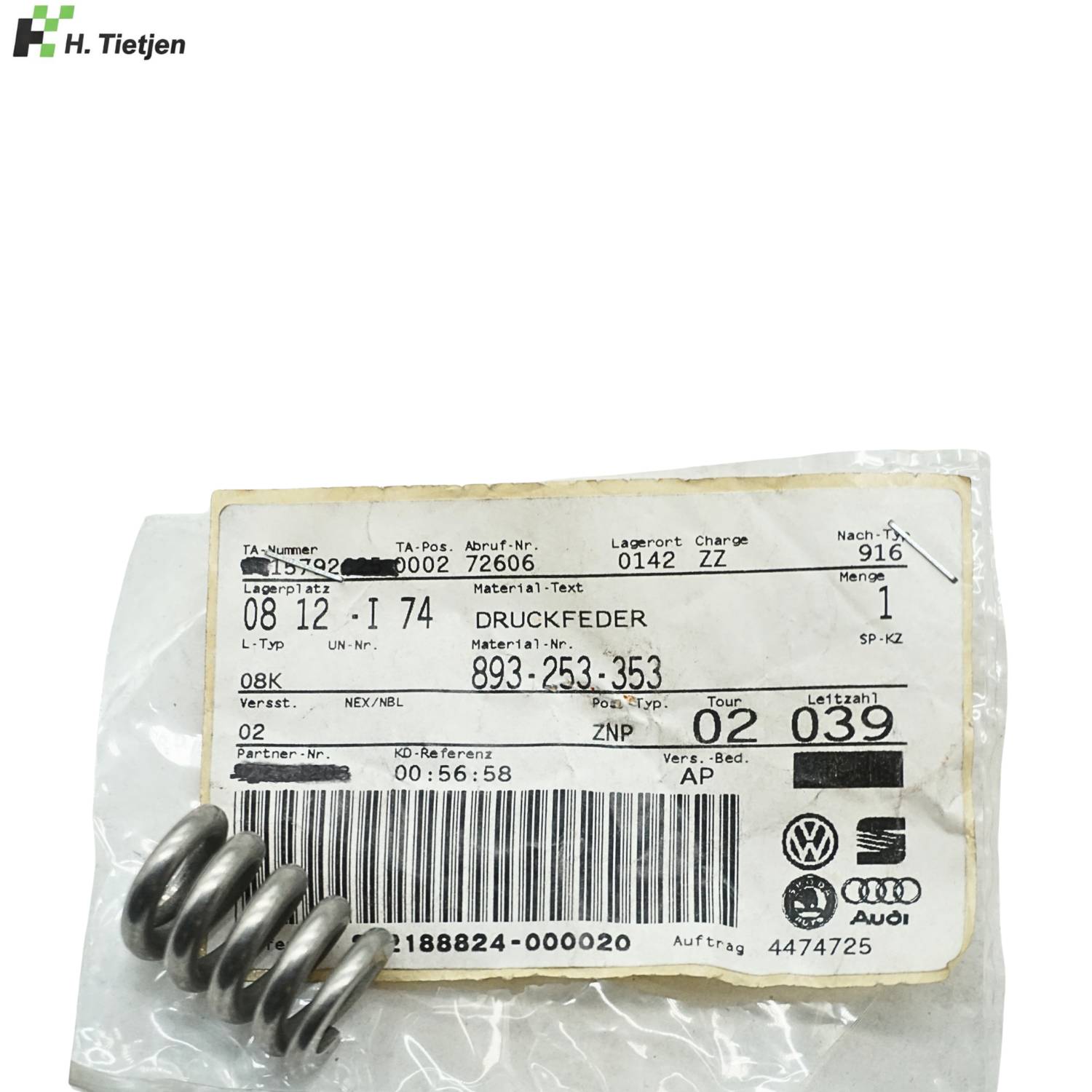 Druckfeder - 893 253 353