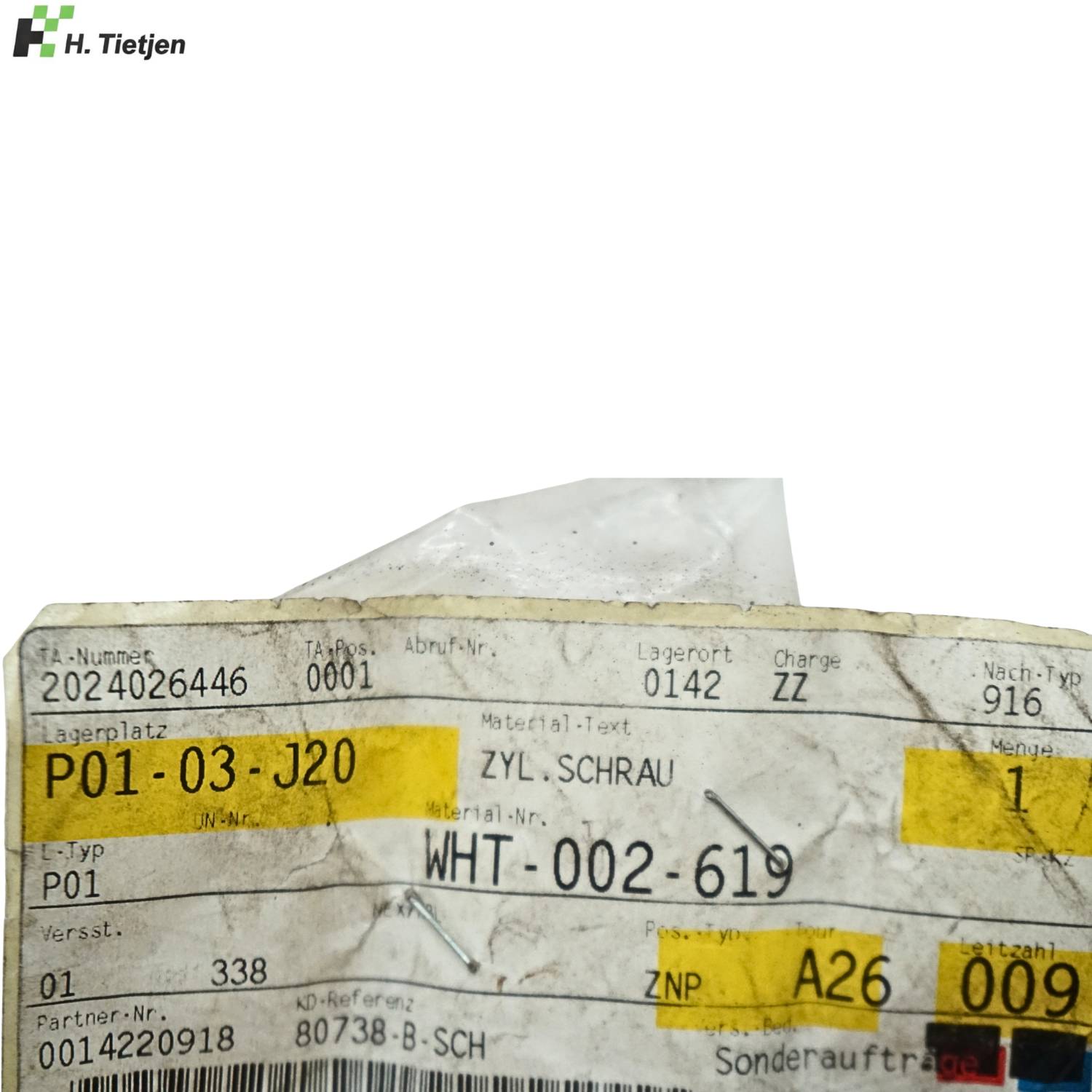 Zylinderschraube - WHT 002 619